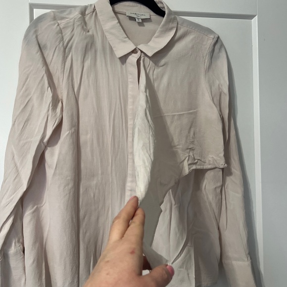 Habitual Ferra Asymmetric Blouse in Blush - Picture 6 of 7